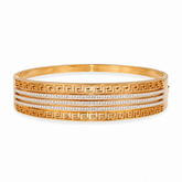 Buy Trending Multilayer Diamond work solid bracelet for women
