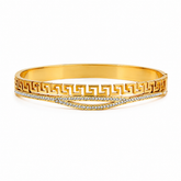 Buy Trending Multilayer With Diamond work Solid Bracelet for women