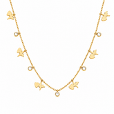 Buy Premium Gold Heartbeat Charm Chain Pendant Necklace For women