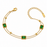 Buy Green Diamond Work Trending Bracelet for women