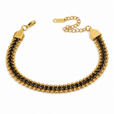 Buy Multicolor Diamond work Chain Bracelet For Women