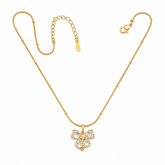 Buy latest Trending flower Work pattern Diamond Work Chain Pendant for women