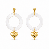 Buy heart pattern Trending earring for Functional wear