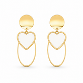 Buy trending anti tarnish Heart pattern Earring For Women