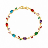 Buy Designer Multi color Tulip Pattern bracelet For women