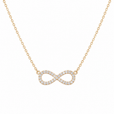 Buy Trending infinite Pattern Chain Pendant for women
