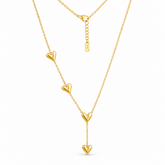 Yamiluxe Sweetheart Cascade Necklace for Women