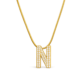 Buy latest Alphabetic pattern Chain Pendant For girl