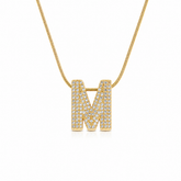 Buy Designer Alphabet Pattern Chain Pendant For Girl
