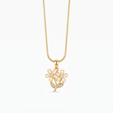 Buy Designer Flower Pattern Chain pendant For women