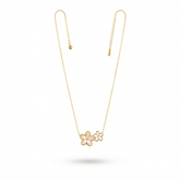 Buy latest Trending Dual Flower pattern Chain Pendant For Women