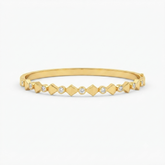 Latest Trendy pattern Diamond work Solid bracelet for women
