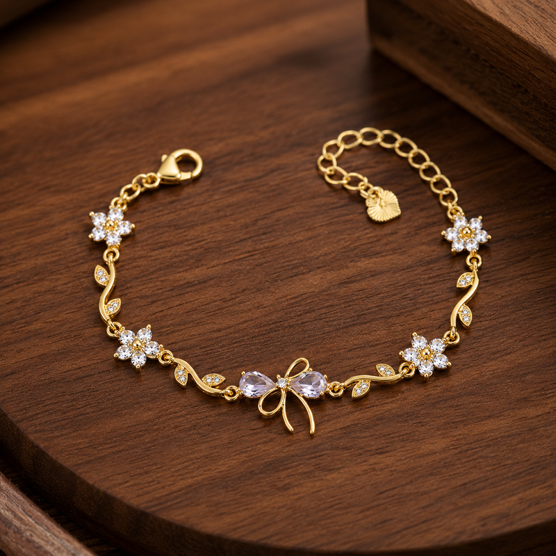 Buy Designer tulip Pattern Bracelet for women for wedding or function