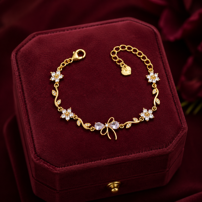 Buy Designer tulip Pattern Bracelet for women for wedding or function