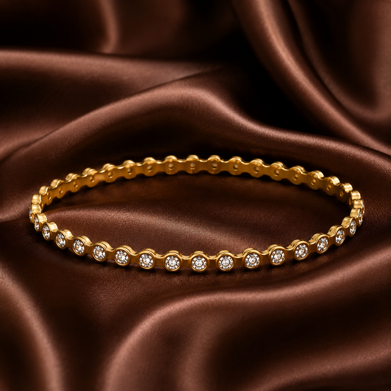 Buy Trending Fully Diamond Work Solid bracelet for women