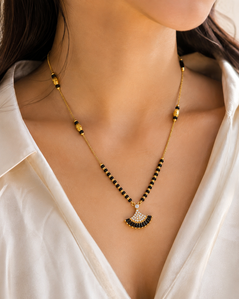 Buy Latest Trending Pattern Black color Mangal Sutra For Women
