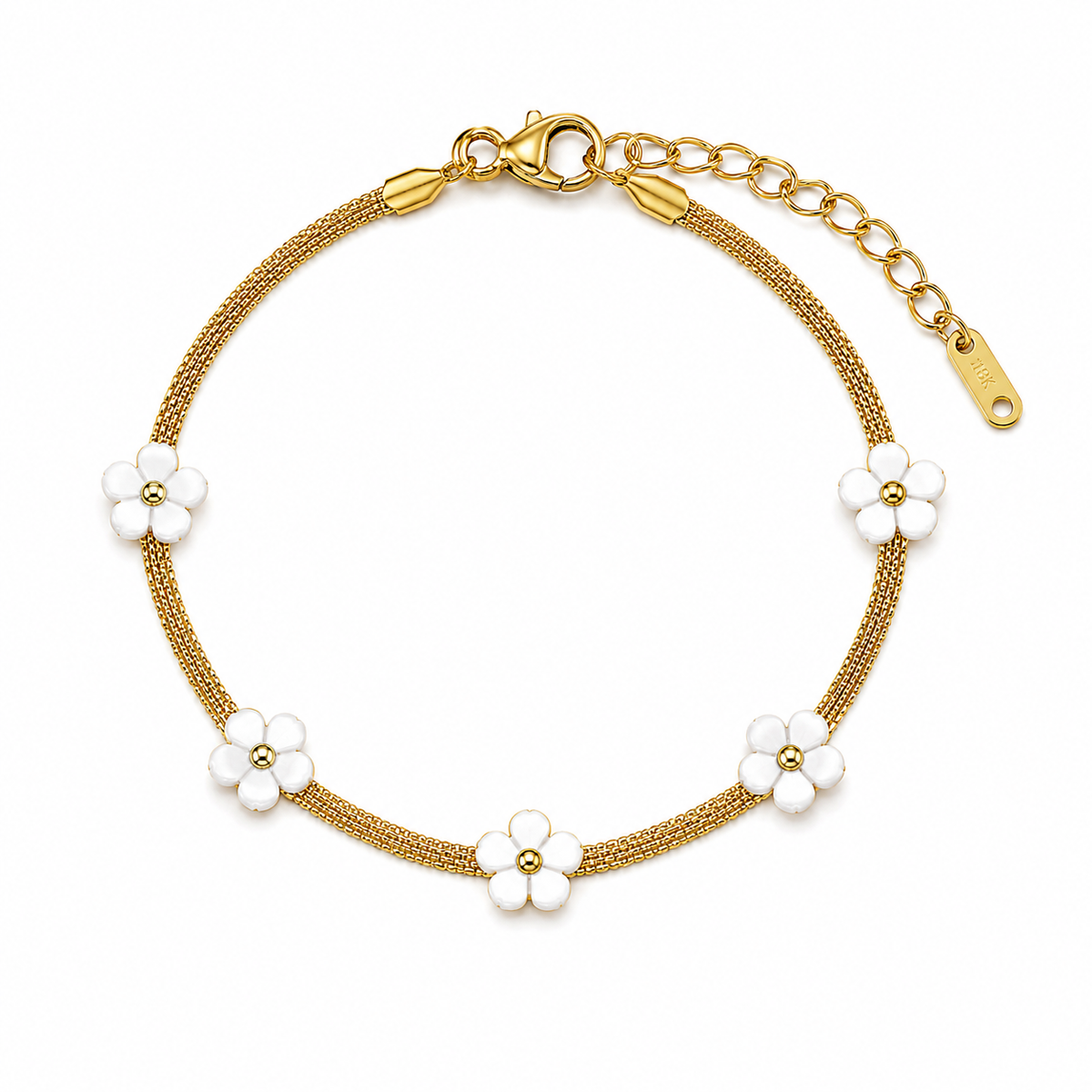 Buy Flower Pattern Bracelet For women Specially wear on function