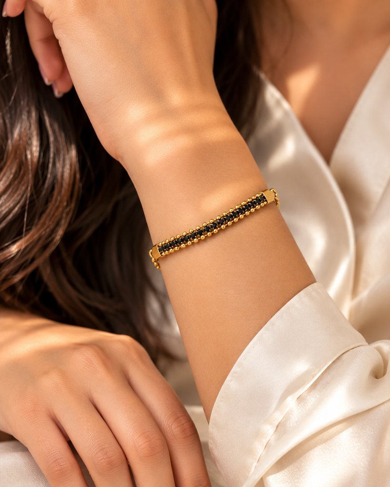 Buy Multicolor Diamond work Chain Bracelet For Women