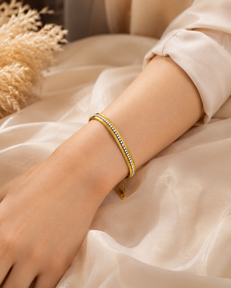 Buy Latest Trending Multi layer Diamond work Bracelet for women