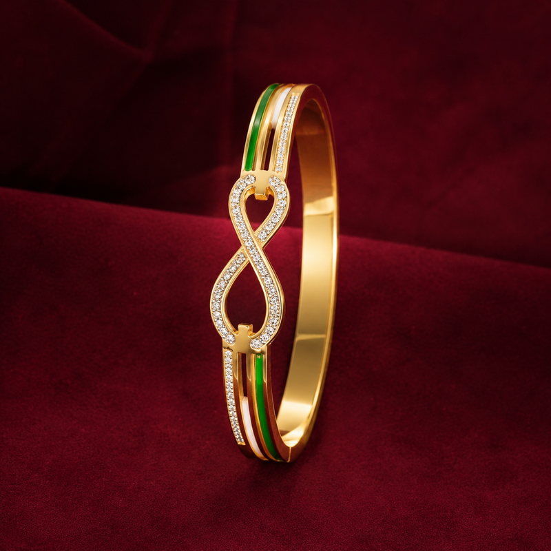 Buy Trending Infinity pattern Solid Bracelet for women