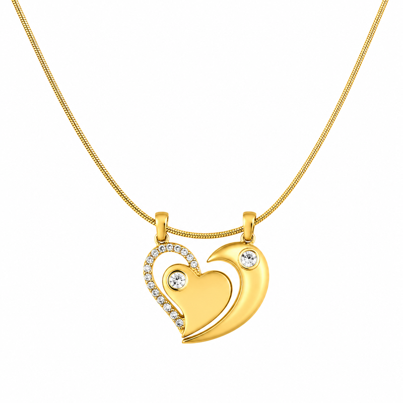 Buy Latest Trending Heart Pattern Chain Pendant for women