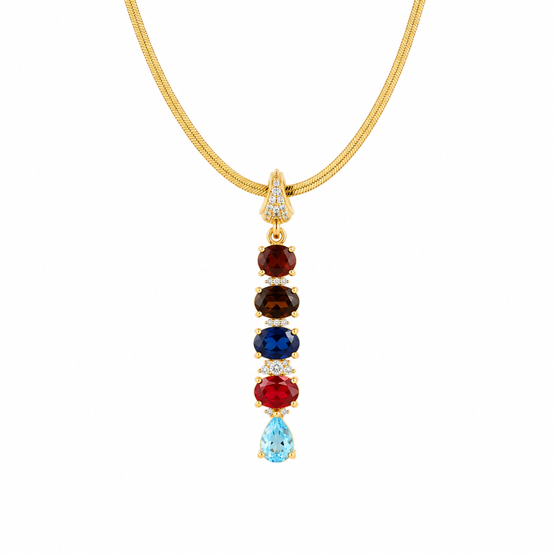Buy Trending Stone Pattern Chain pendent for Women