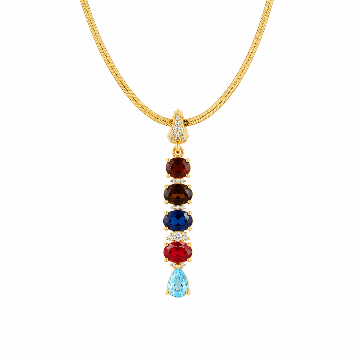 Buy Trending Stone Pattern Chain pendent for Women