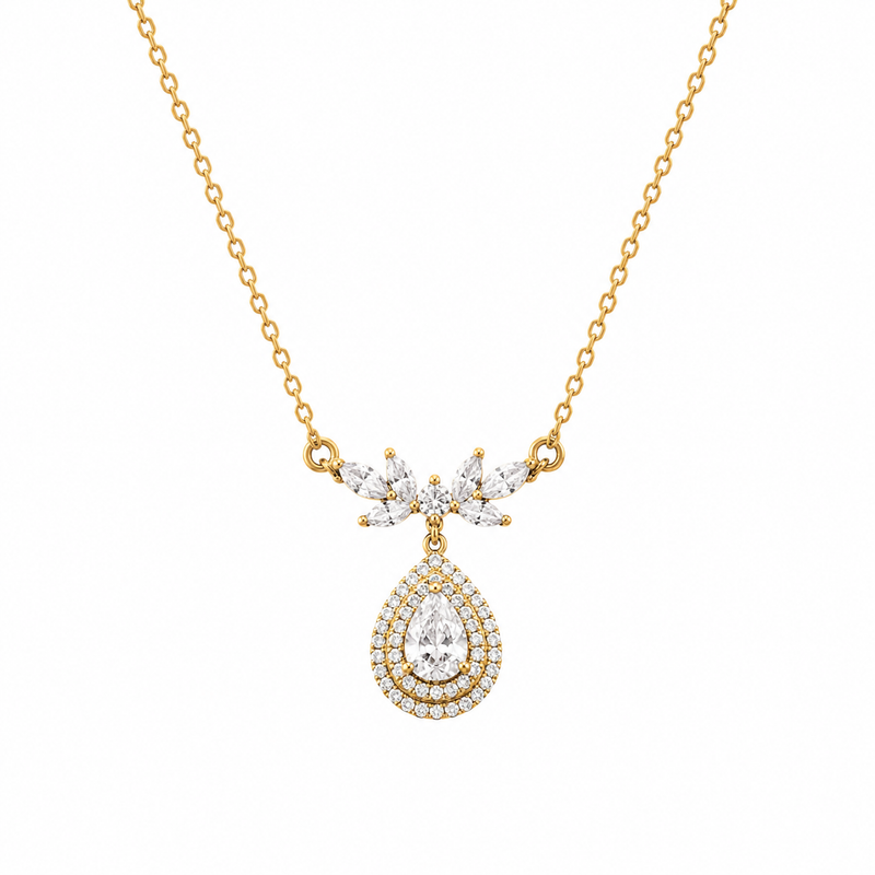Buy Latest Trending Diamond Work Chain Pendant For Women