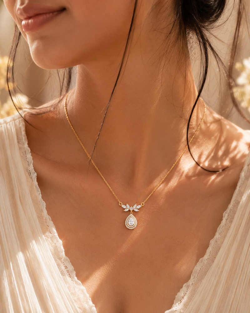 Buy Latest Trending Diamond Work Chain Pendant For Women