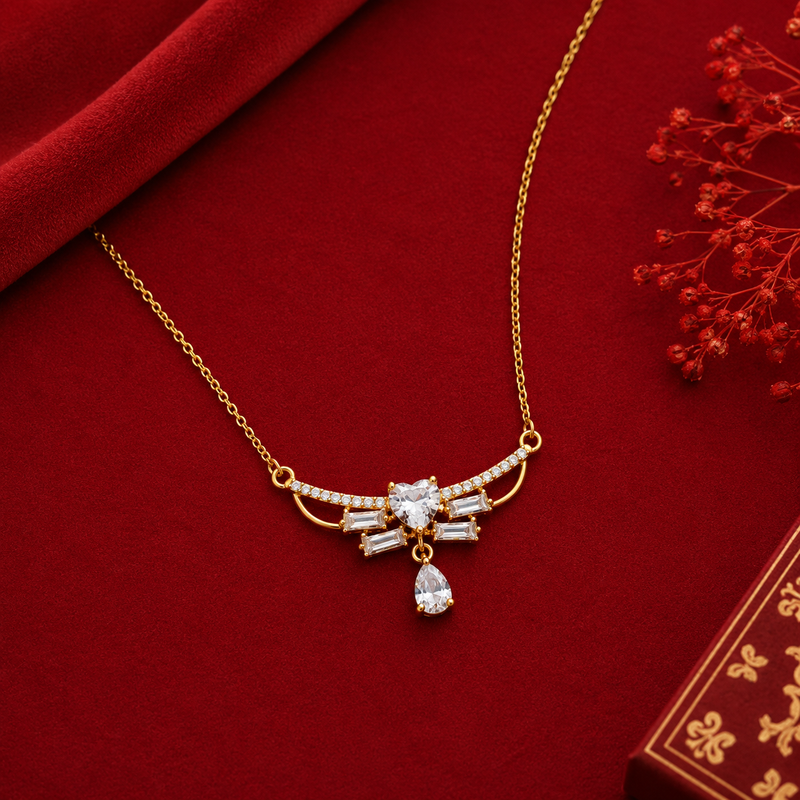 Buy Latest Trending Diamond Work Chain Pendant for Women
