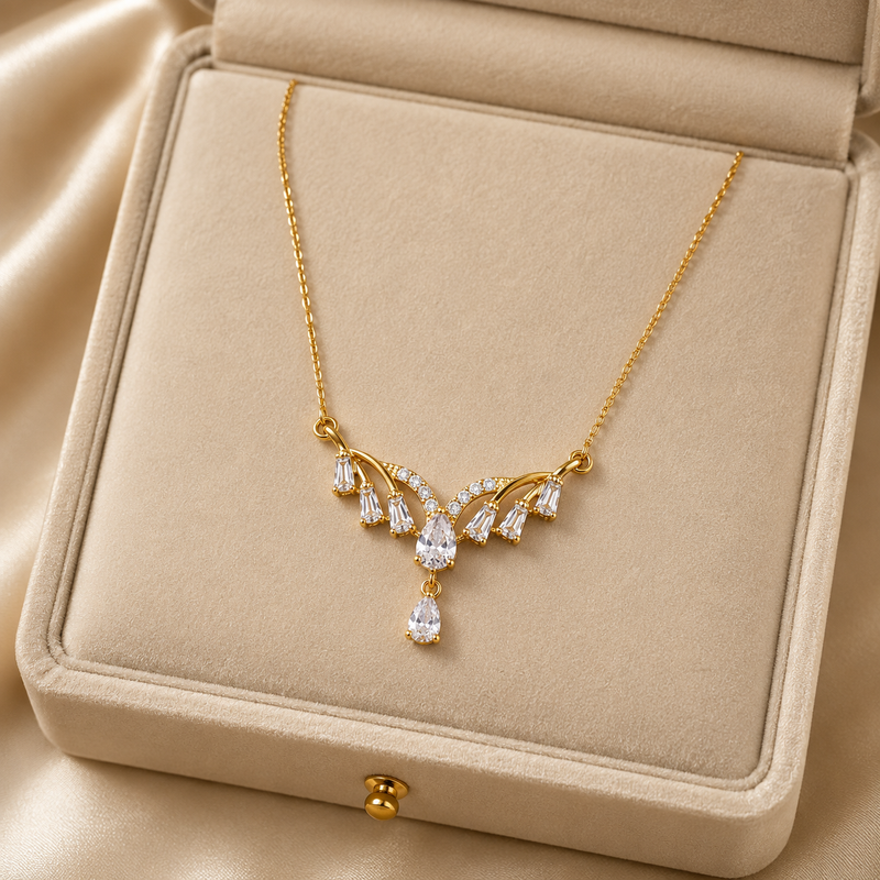 Buy Latest Trending Diamond work Chain Pendant for Women