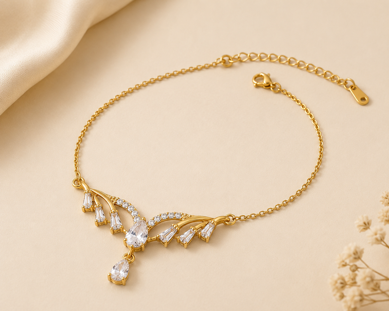 Buy Latest Trending Diamond work Chain Pendant for Women