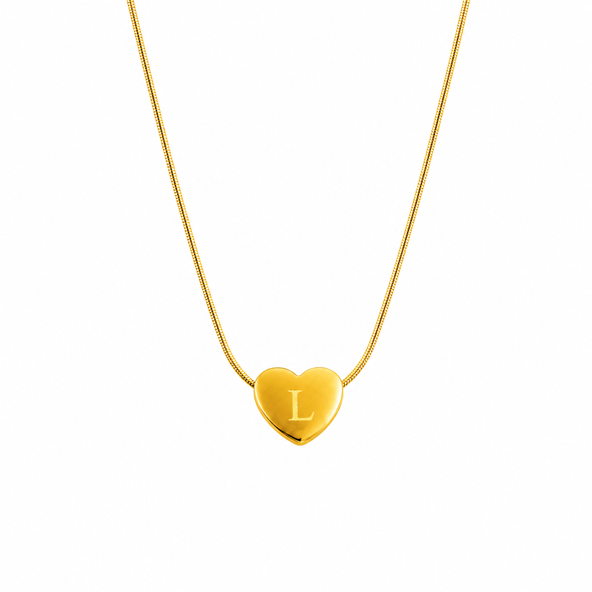 Buy latest trending L alphabetic Chain Pendant  For Women