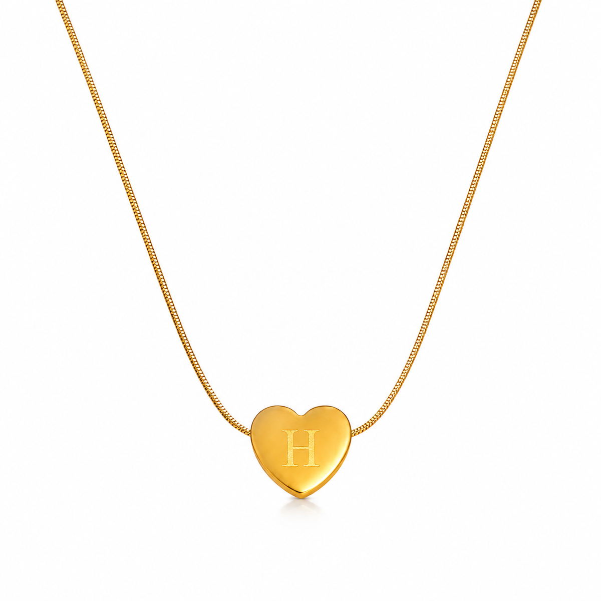 Buy Latest trending H alphabetic Chain Pendant For Women