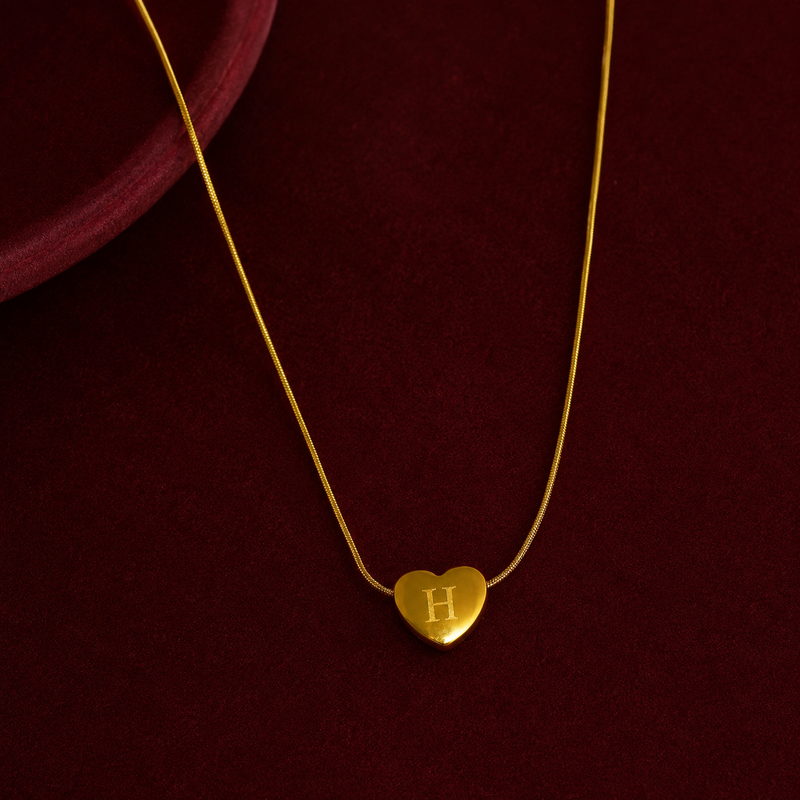 Buy Latest trending H alphabetic Chain Pendant For Women