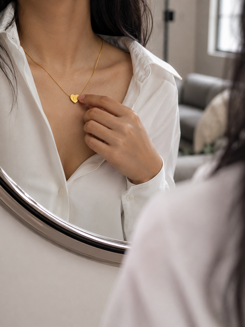 Buy latest Trending G Alphabetic Chain Pendant For women