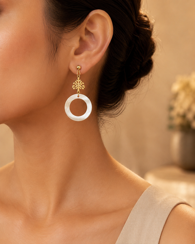 Buy Trending Round pattern Earring Wear on function for women