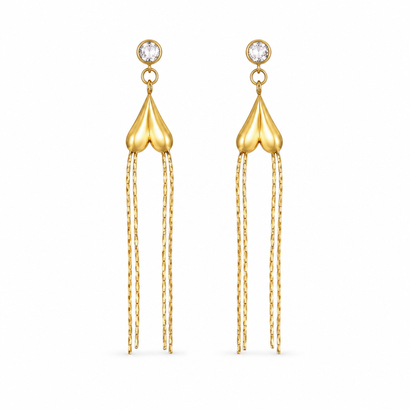 Buy Latest Trending heart Pattern earring for women