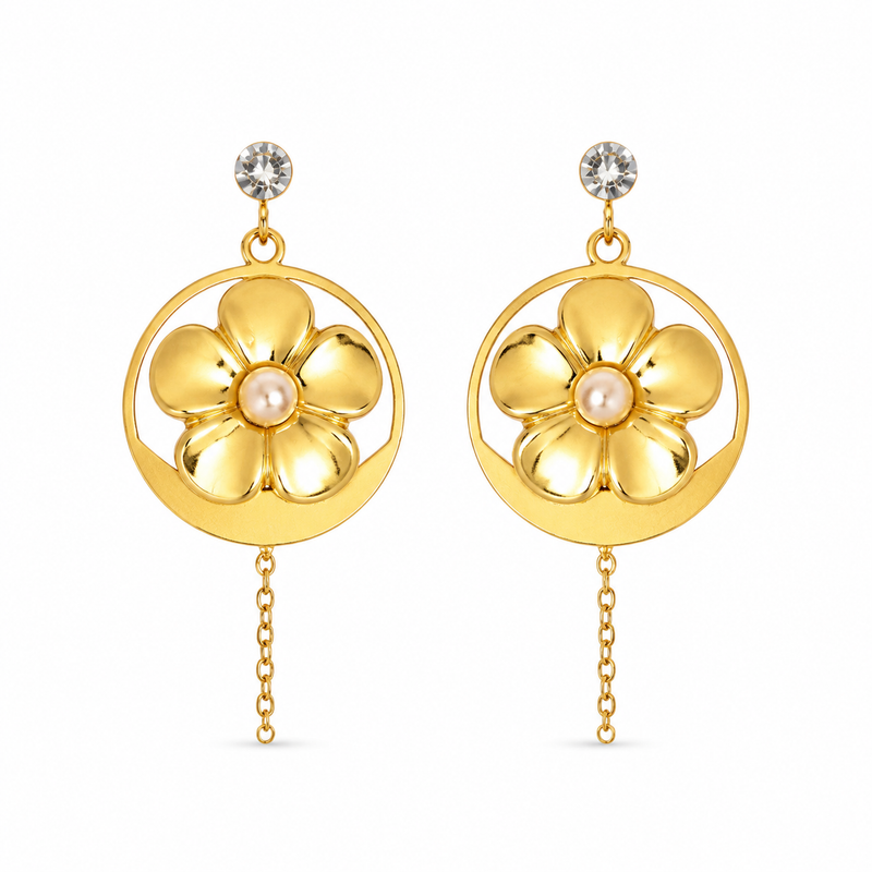 Buy Designer Flower pattern earring for women