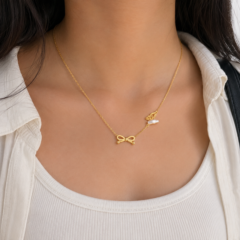 Buy latest Trending Butterfly pattern Chain Pendant For Girl