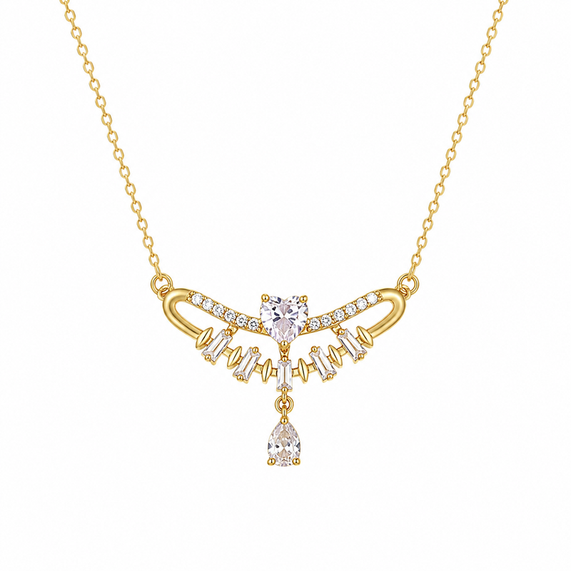 Buy Latest pattern Designer Chain Pendant For Girl