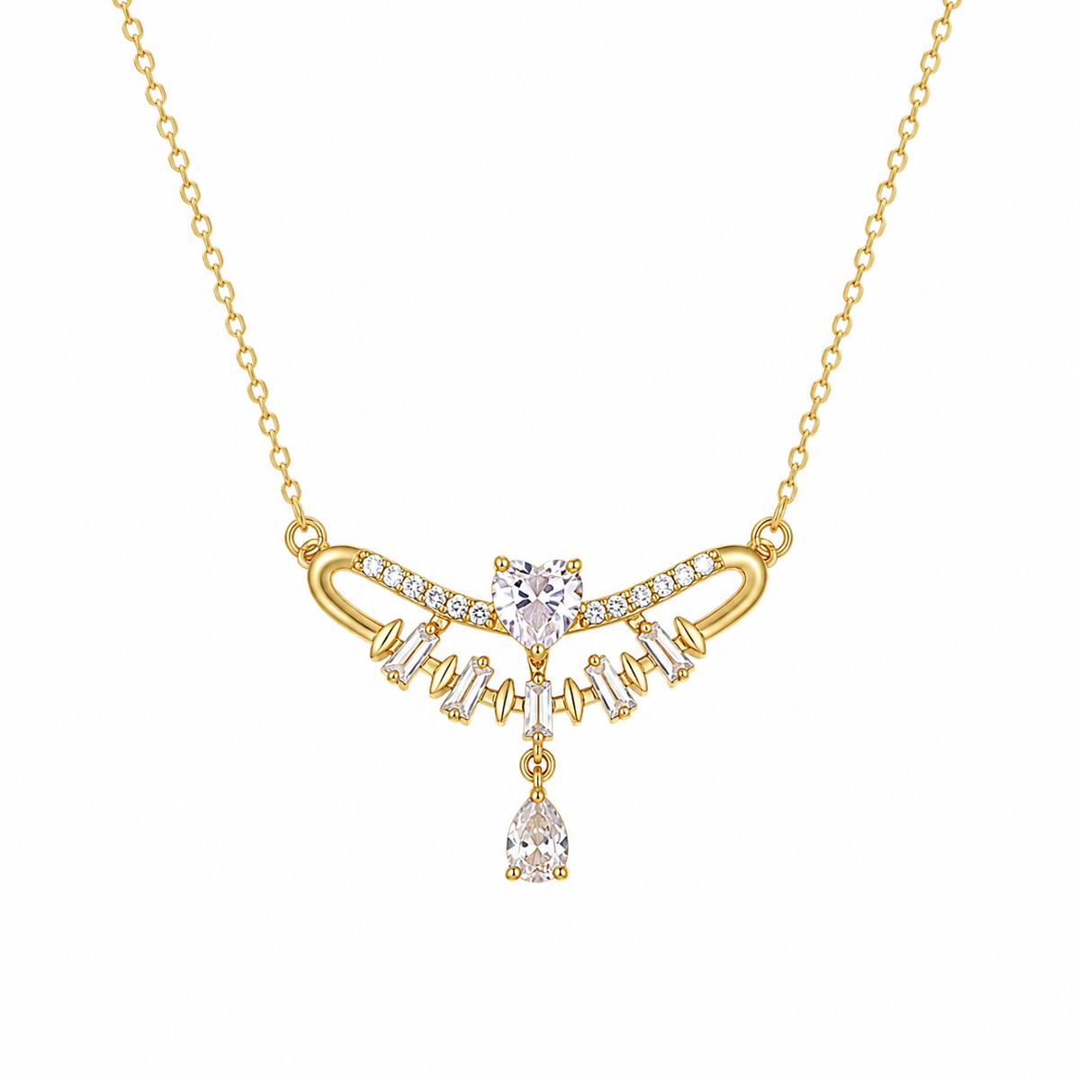 Buy Latest pattern Designer Chain Pendant For Girl