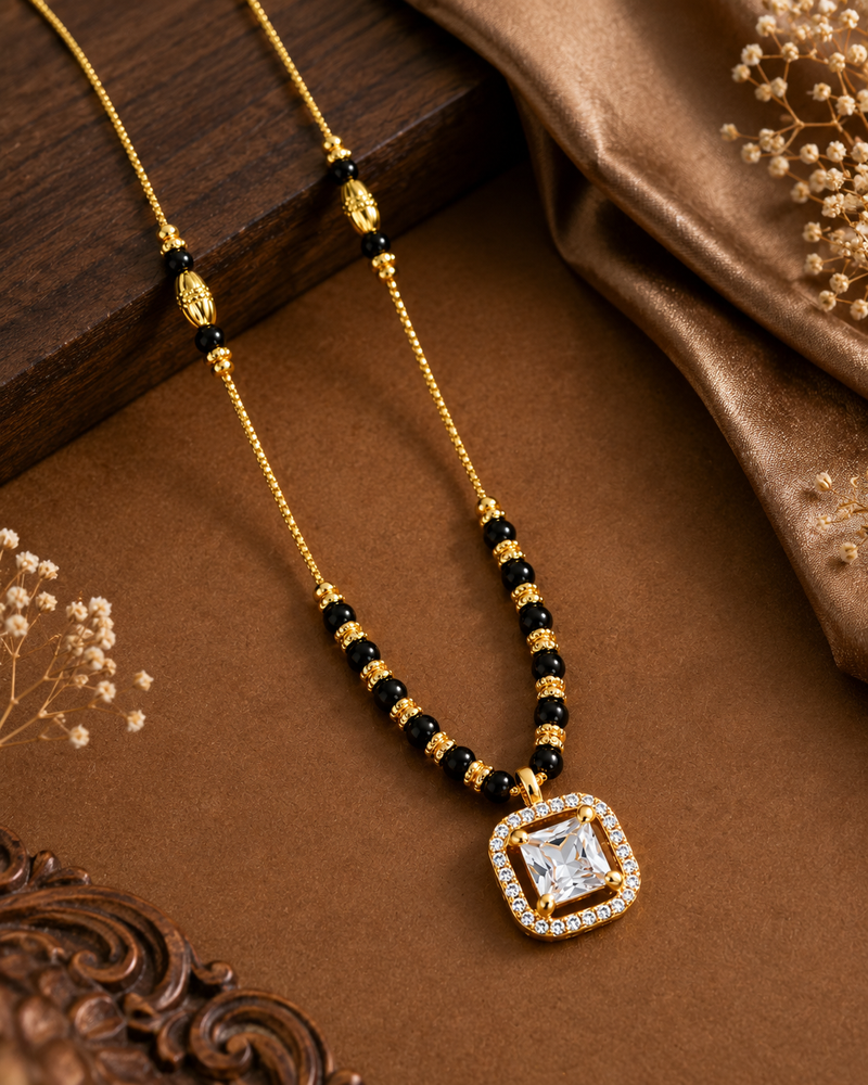 Buy Square pattern Daily Wear Mangal Sutra for Women