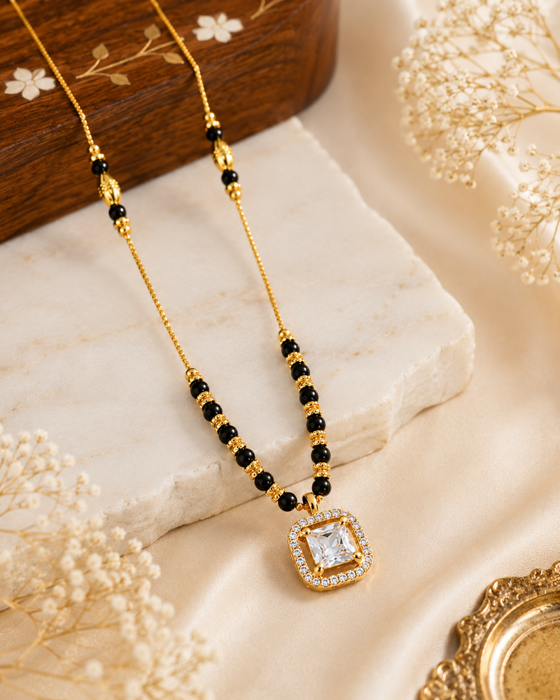 Buy Square pattern Daily Wear Mangal Sutra for Women