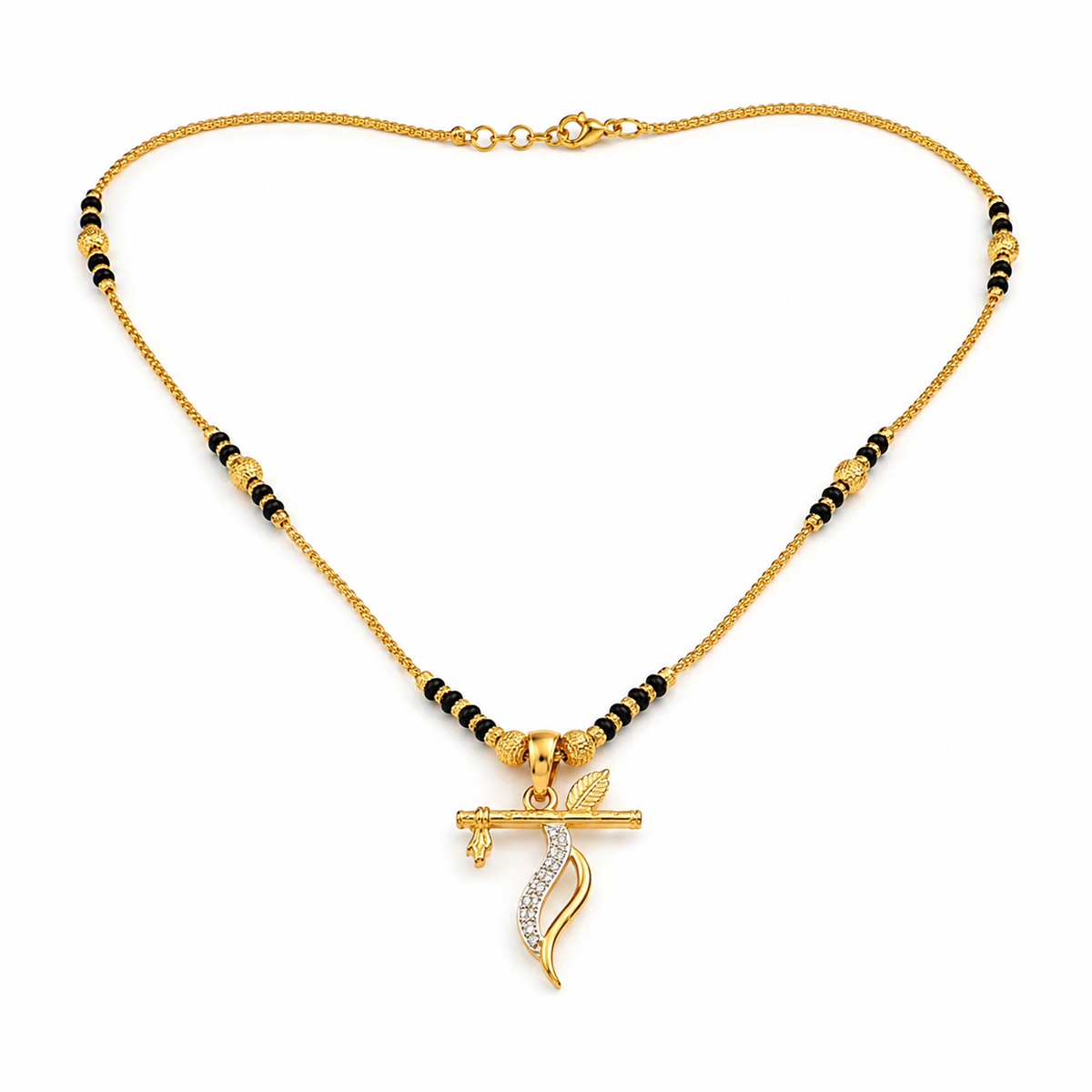 Designer Daily Wear Krishna Flute Mangalsutra for Women