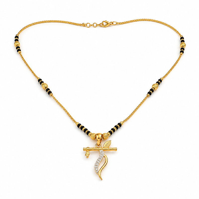 Designer Daily Wear Krishna Flute Mangalsutra for Women