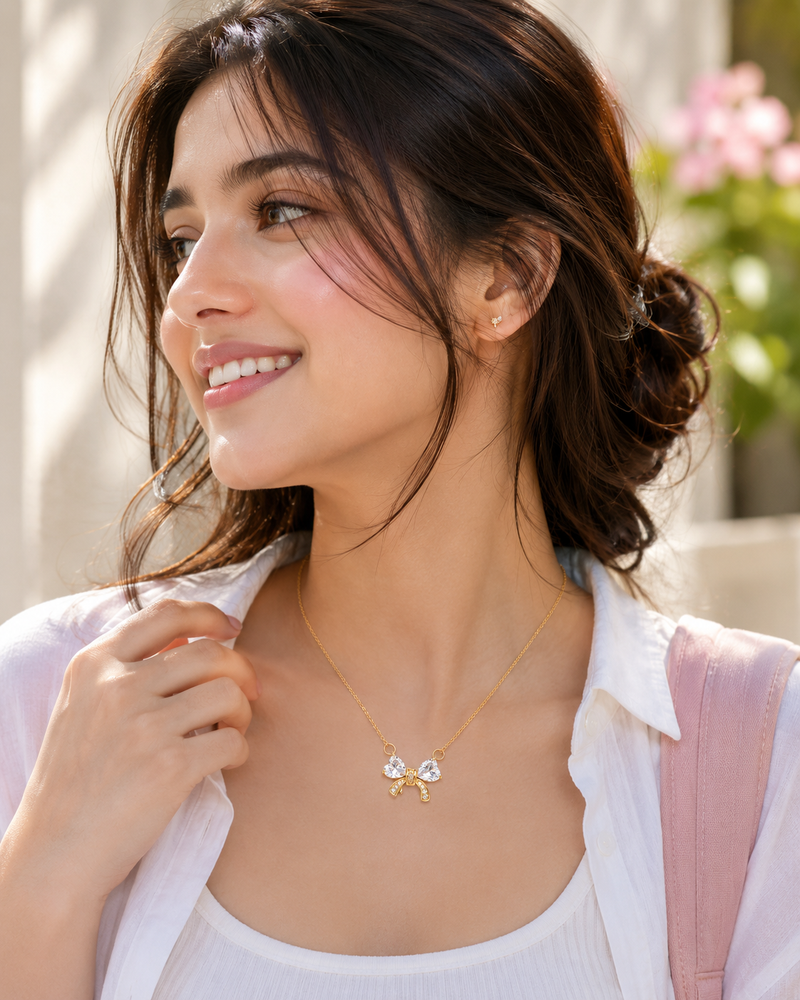 Buy Butterfly Pattern Trending Chain Pendant For women