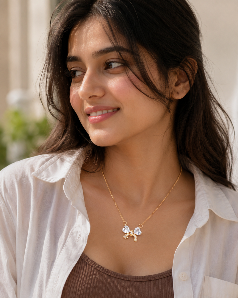 Buy Butterfly Pattern Trending Chain Pendant For women