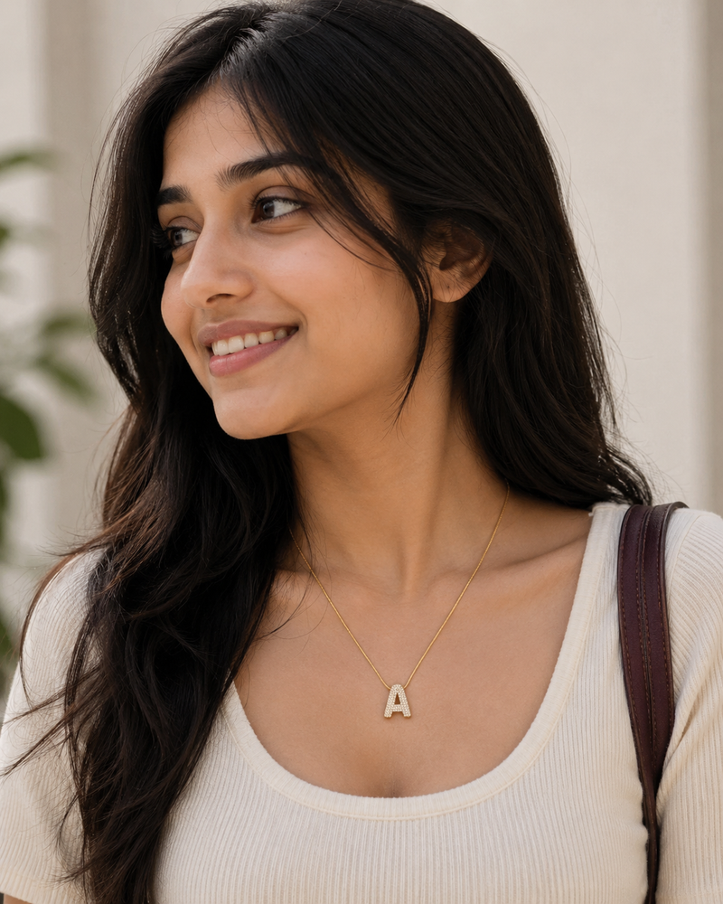Buy Alphabetic Chain Pendant For women