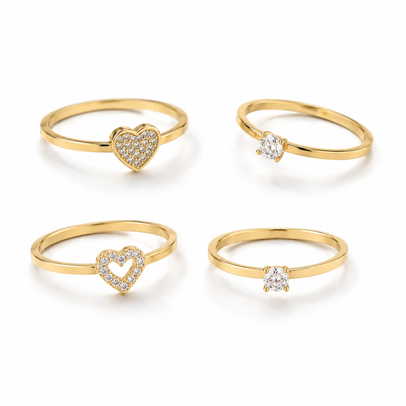 Buy Yamiluxe present Combo ring for party wear and functional wear